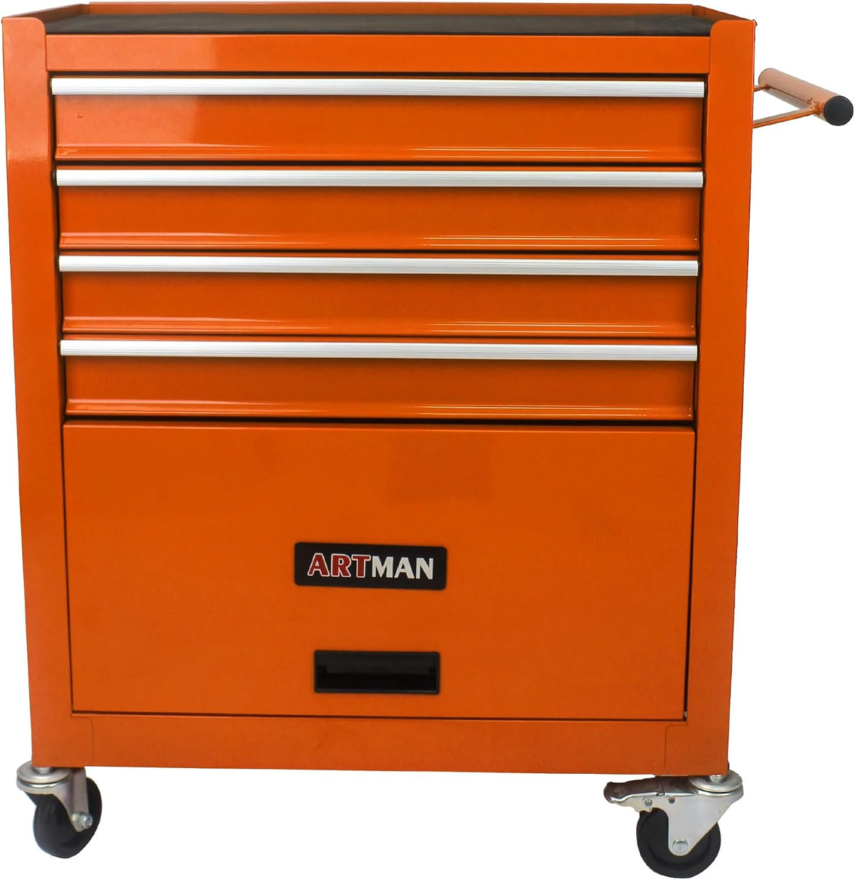 4 drawers tool chest on wheels, multifunctional rolling, main product view