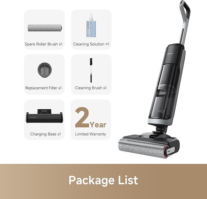 dreame H14 Cordless Vacuum Mop, 180° Lie-Flat Wet Dry Vacuum cleaner, 140°F - Image 9