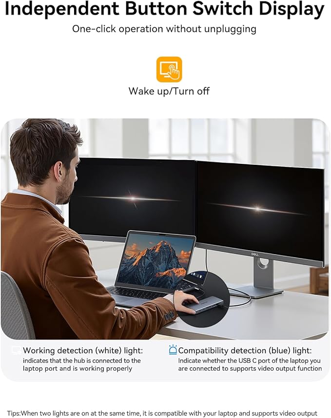 USB C Docking Station Dual Monitor - Image 3