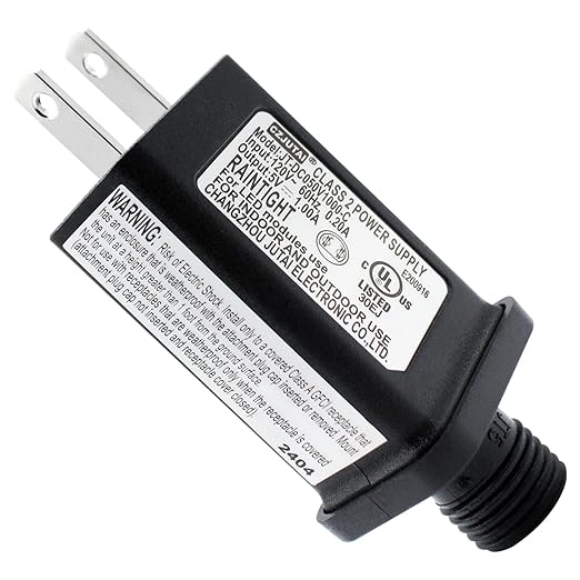 5V 1A Replacement LED Transformer Model JT-DC050V1000-C Class 2 Power Supply by Airoads