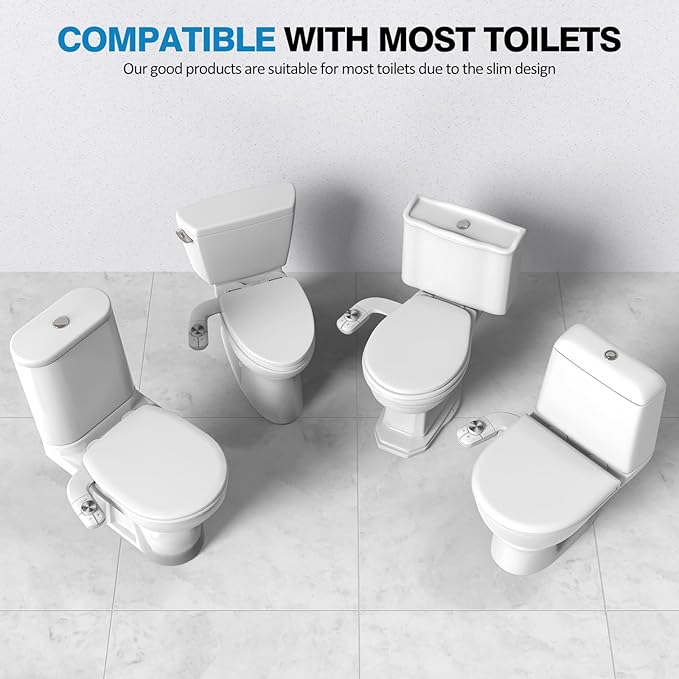 Non-Electric Bidet Attachment for Toilet, Ultra Slim Self-Cleaning Retractable - Image 6