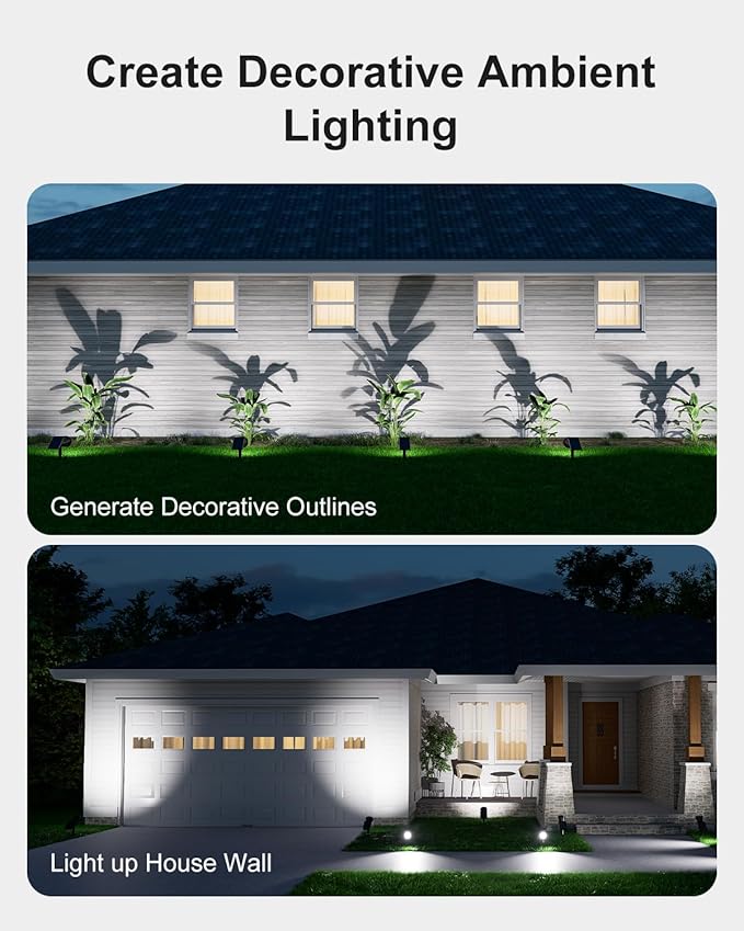 4 Pack Solar Spotlights Outdoor Waterproof - Image 4