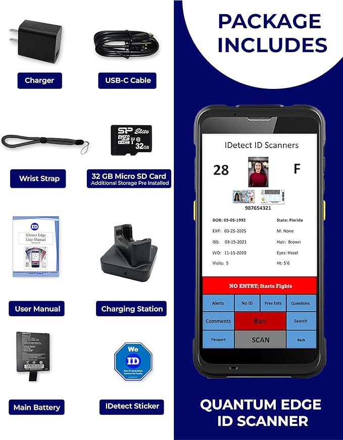 ID Scanner - Quantum Edge V3 Drivers License and Passport Reader - Age - Image 6