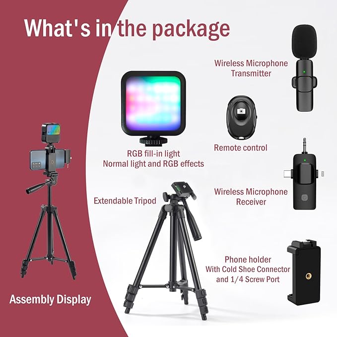 Vlogging Kit for iPhone, YouTube Starter Kit, Youtuber Kit Beginner Content - Image 6