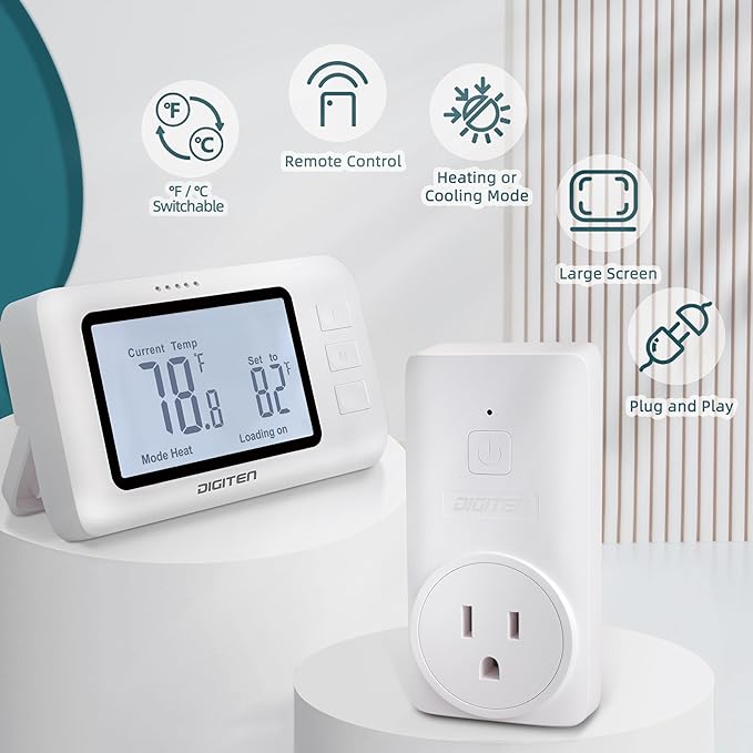 DIGITEN Wireless Thermostat WTC100 Pro Temperature Controller - Image 3