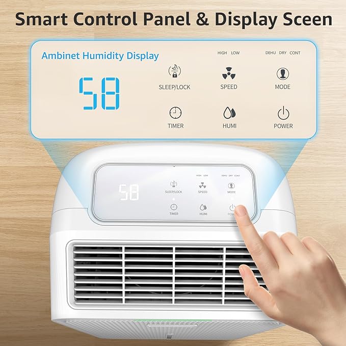 KNKA 2500 Sq.Ft Dehumidifiers for Home - Image 8