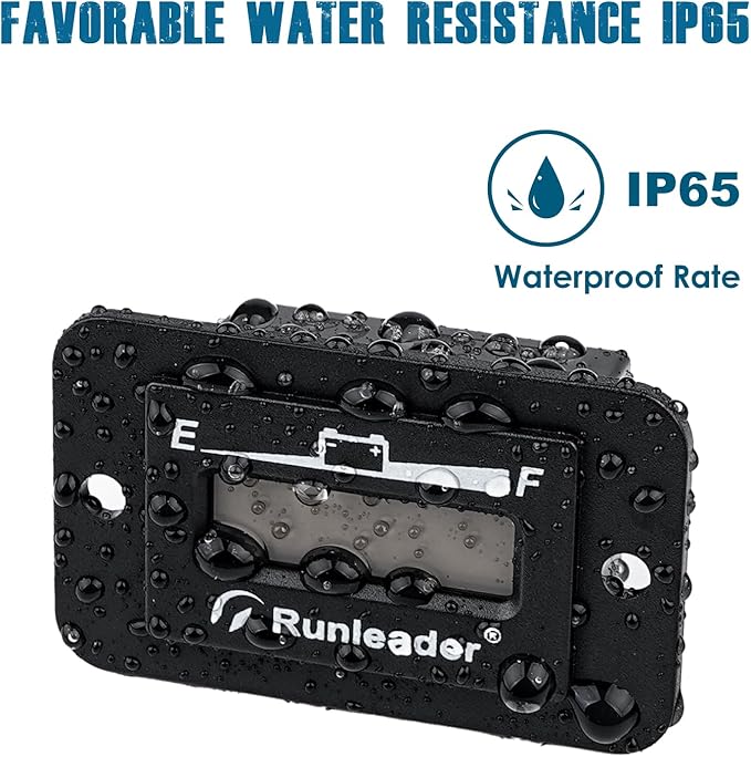 Runleader LED Battery Level Monitor, Volt.12V/24V, Charge and Discharge - Image 5