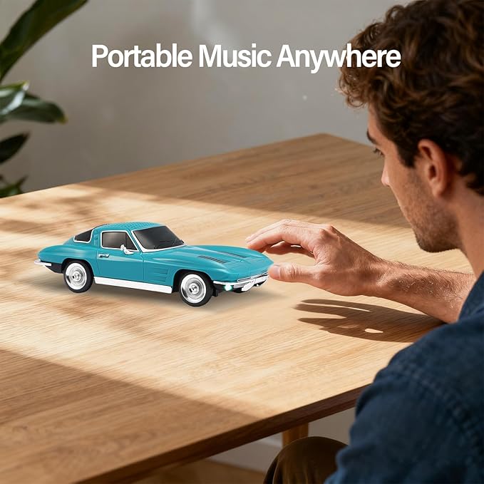 WSTER Retro American Style car Bluetooth Speaker, Portable Wireless Outdoor - Image 6