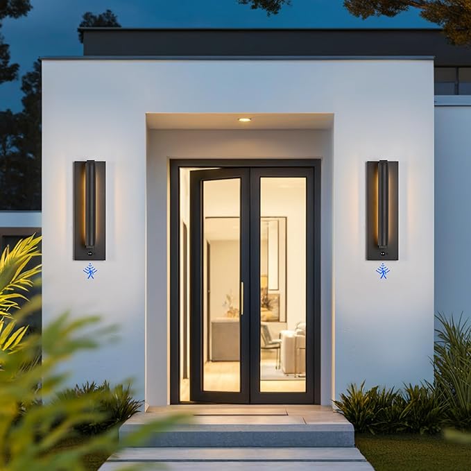 Tarentlight Modern PIR Motion Sensor Outdoor LED Wall Light, - Image 7