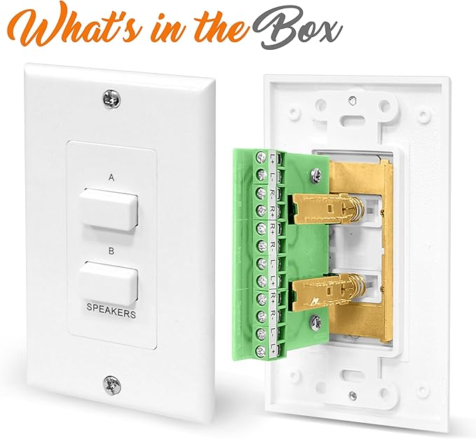 Pyle in Wall Speaker Selector Switch - Image 7