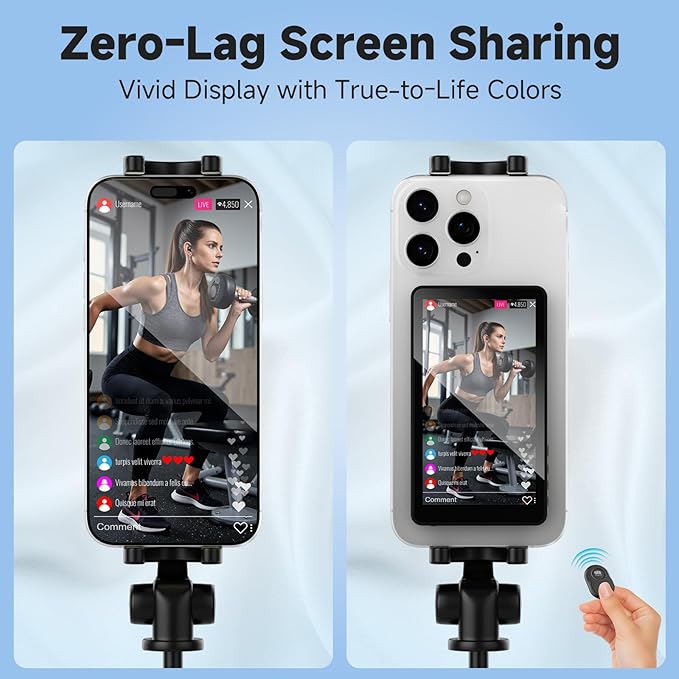 Bouvardia for Magnetic Vlog Selfie Monitor Screen, Zero-Lag Screen Sharing - Image 5