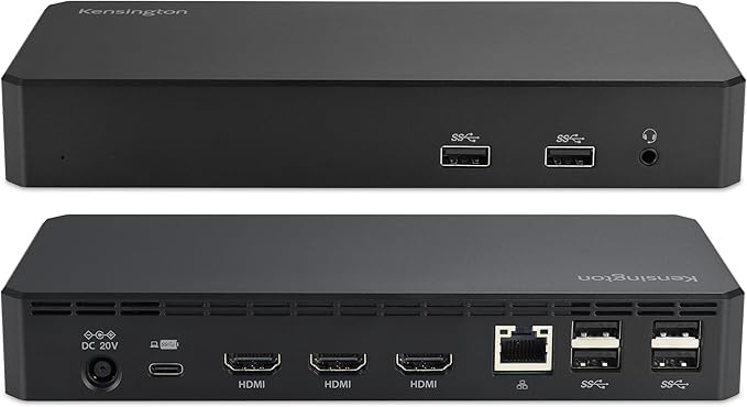Kensington SD4760P 11-in-1 USB-C Docking Station Triple Monitor DisplayLink by Kensington