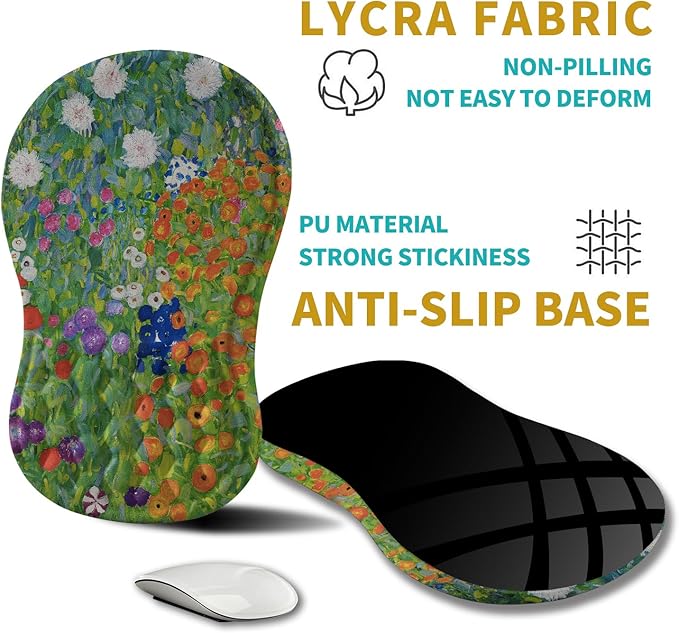 Hokafenle Ergonomic Mouse Pad Wrist Support, Wrist Rest Mousepad - Image 5