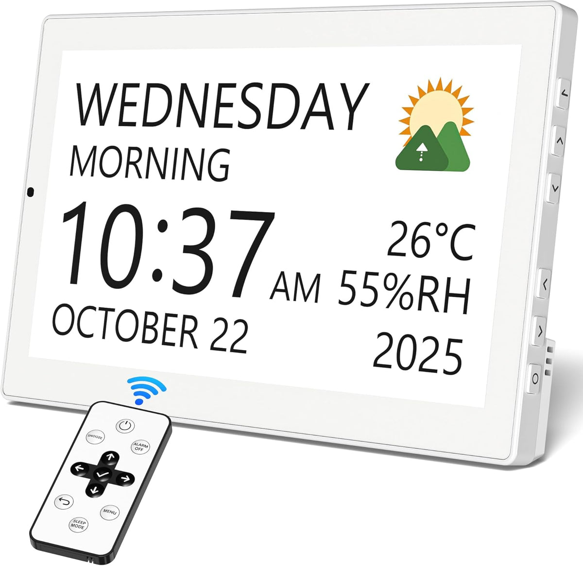 10.1" Digital Clock with Date and Day