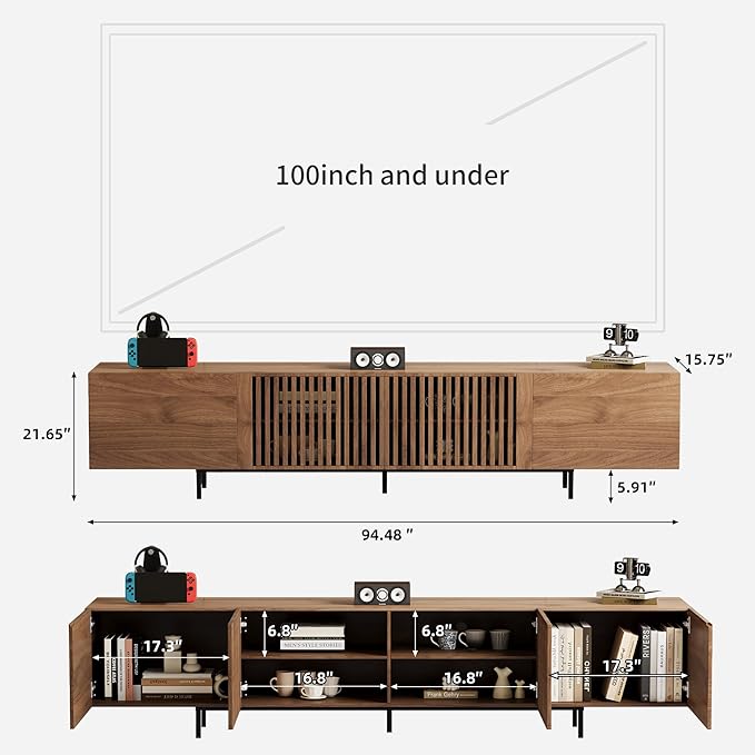 gaoyangjiaju Modern Walnut TV Console - Image 2