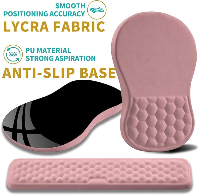 Hokafenle 2 in 1 Ergonomic Mouse Pad Wrist Support & Wrist Rest - Image 6