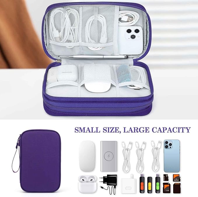 FYY Electronic Organizer, Large Travel Cable Organizer Bag Pouch Electronic - Image 6