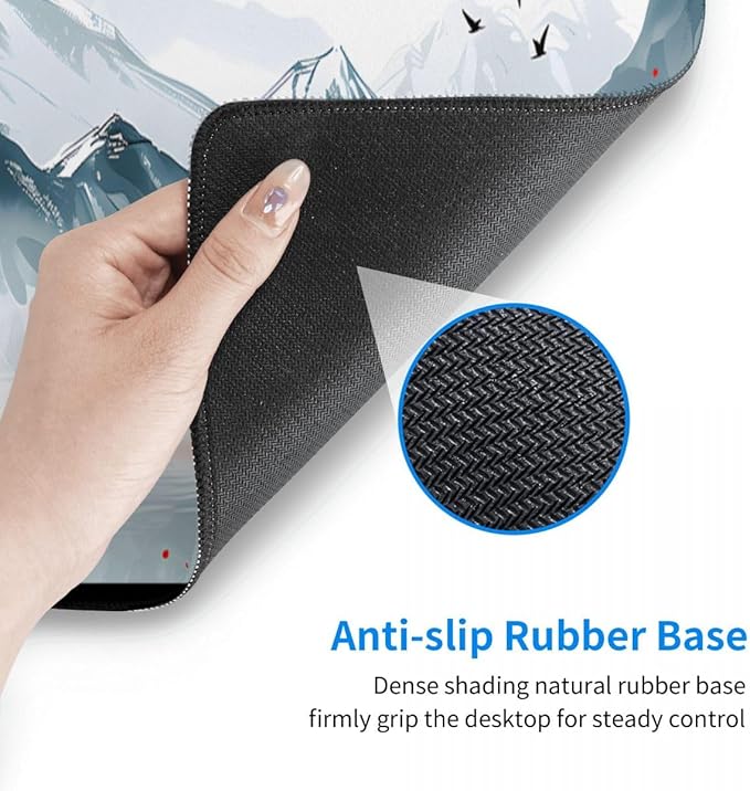 CANFLASHION Desk Pad, Office Desk Mat 31.5"×11.8" Large Gaming Mouse Pad - Image 5
