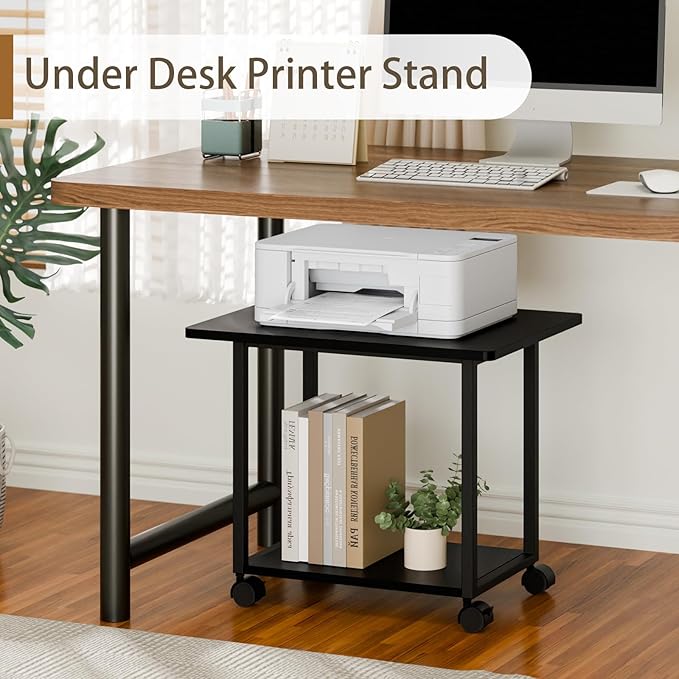 MARTY 22"x15.75" Large Under Desk Printer Stand - Image 7