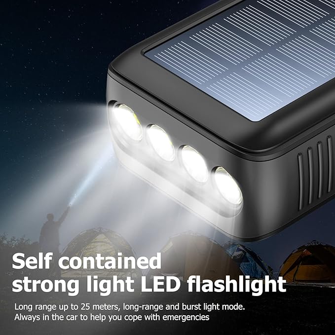 Solar Charger Power Bank 63200mAh, Portable Charger - Image 7