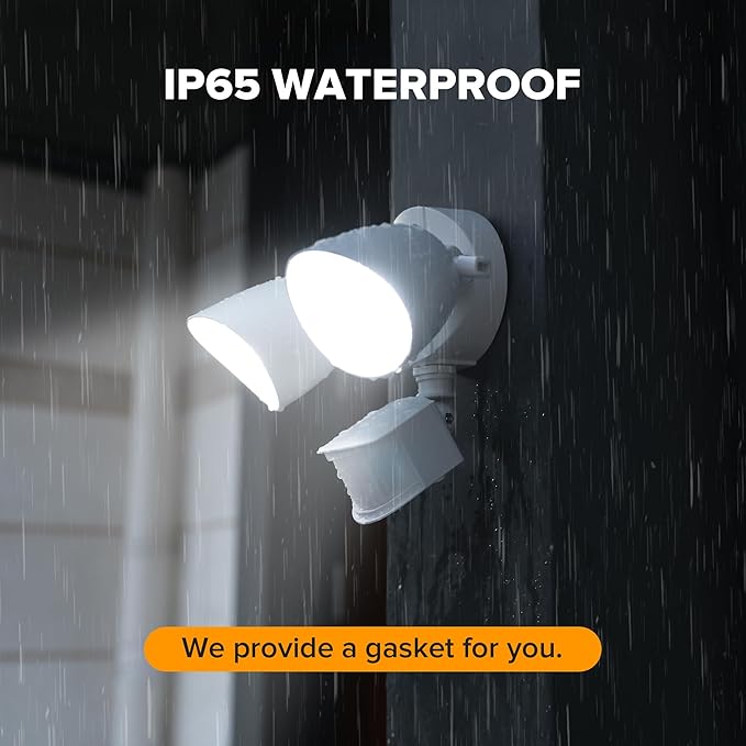 LUTEC 32W 3500 Lumen LED Security Lights Motion Sensor Light Outdoor, 5000K - Image 7