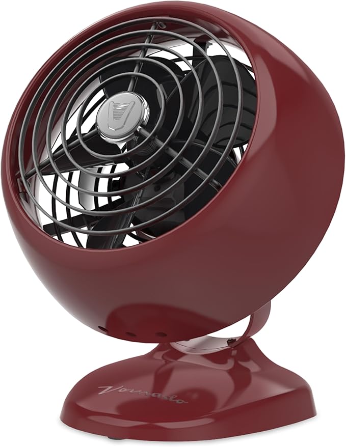 Vornado VFAN™ Mini Fan, Classic Vintage Fan, Retro Metal Air Circulator by Vornado