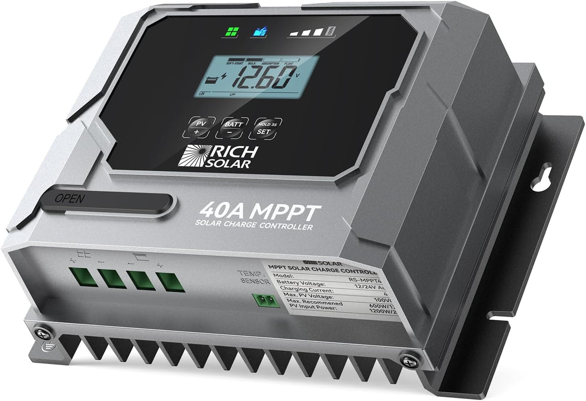 RICH SOLAR Bravo 40 | 40A MPPT Solar Charge Controller
