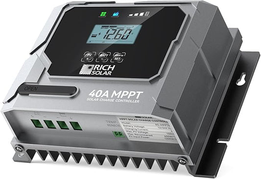 RICH SOLAR Bravo 40 | 40A MPPT Solar Charge Controller by RICHSOLAR