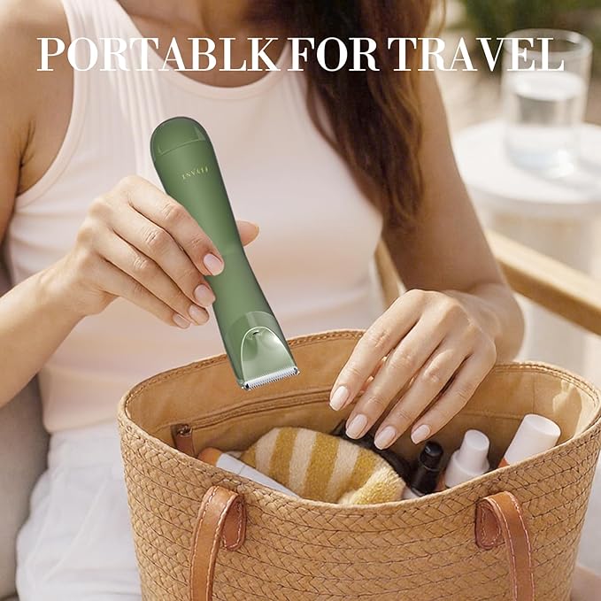 Bikini Trimmer for Women, Flyant 2 in 1 Electric Shaver for Women, Pubic Hair - Image 7
