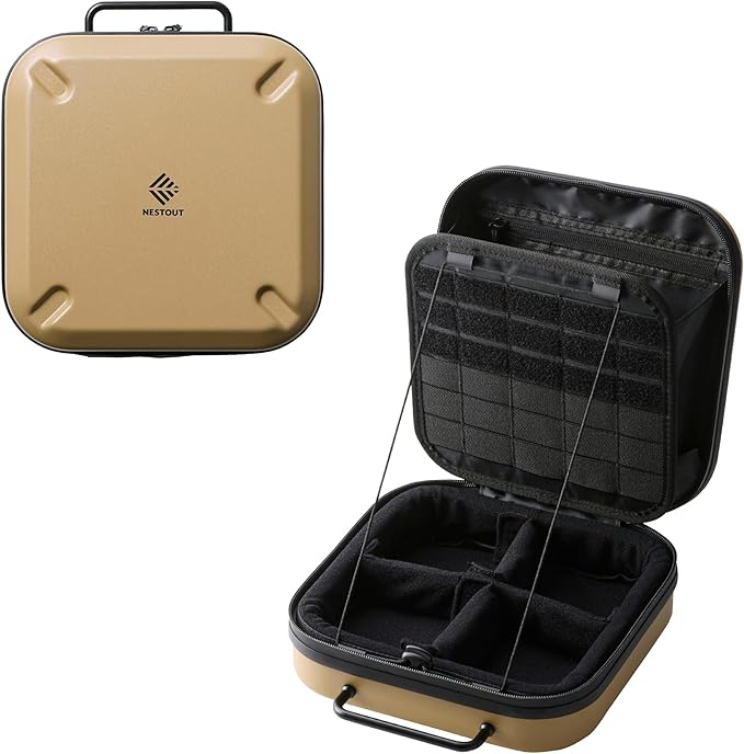 ELECOM NESTOUT Gear Storage Case, Lightweight Hard Shell, Water-Resistant by ELECOM
