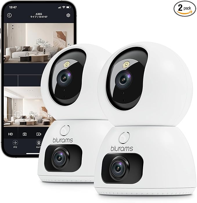 blurams 2K Dual-Lens Indoor Camera, 5G Pet Camera by Blurams