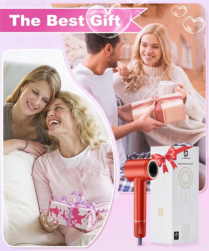 High-Speed Ionic Hair Dryer: 150000 RPM Brushless Motor 500 Millions Negative - Image 9