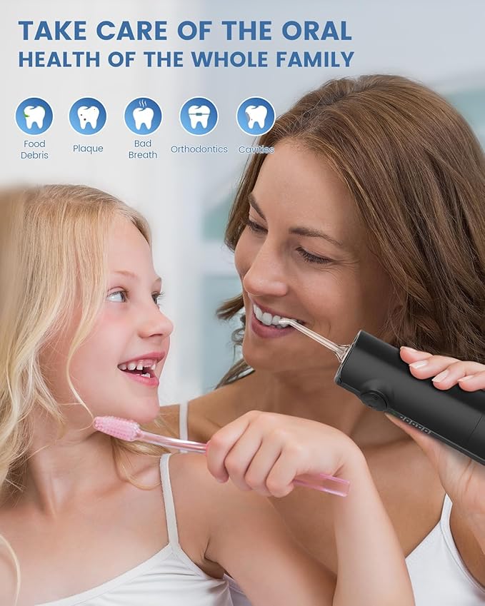 AUIEI Water Flosser Teeth Pick: 9 Jet Tips Cordless Oral Irrigator - Image 8