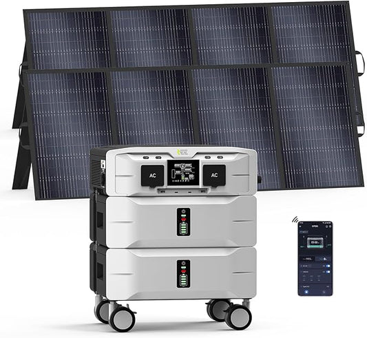IEE SP5000 Solar Generator 5000W, 5120Wh Power Station by EnerVikSolargeneratorforhomeuse