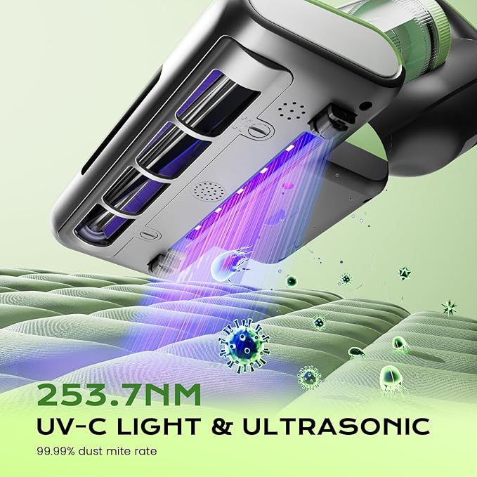 MYUAKO Mattress Vacuum Cleaner Bed Vacuum Versatile Handheld Vacuums - Image 4