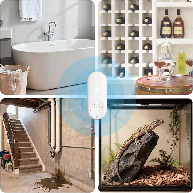 Kangaroo Water Leak Detector+Climate Sensor, Hygrometer Thermometer - Image 7