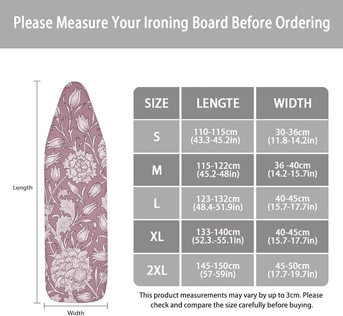 ZCFYGDX Ironing Board Cover, Scorch-Resistant Standard Nose Pocket, Elastic - Image 6