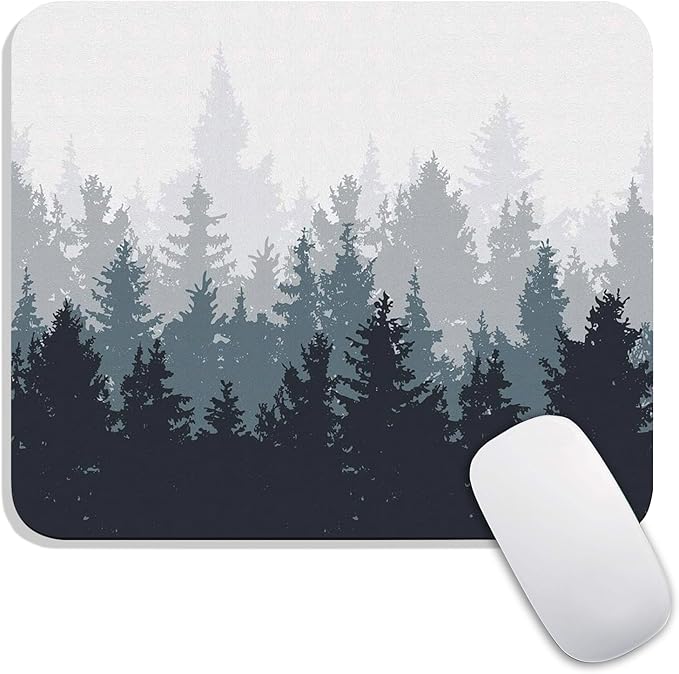 Armanza Square Mouse Pad Forest, Personalized Premium-Textured Custom Mouse Mat by Armanza