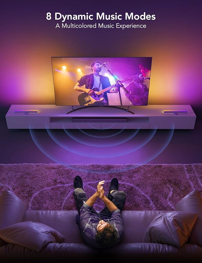Govee RGBIC Light Bars, 15 Inches WiFi TV Backlight Suitable - Image 4