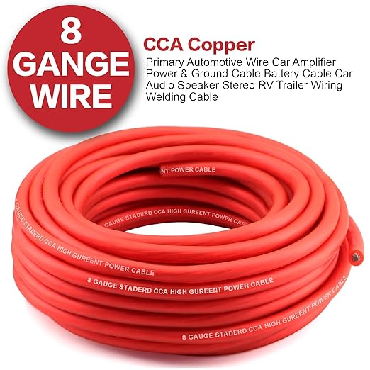 8 Gauge Wire Copper Clad Aluminum CCA - Image 4