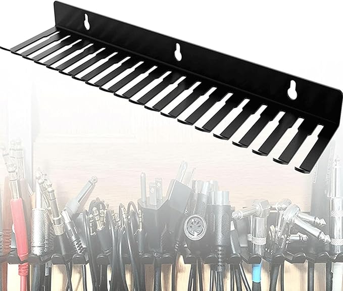 EINCORN Professional Grades Cable Storage Rack 20 Slot Wall Organizers - Image 8