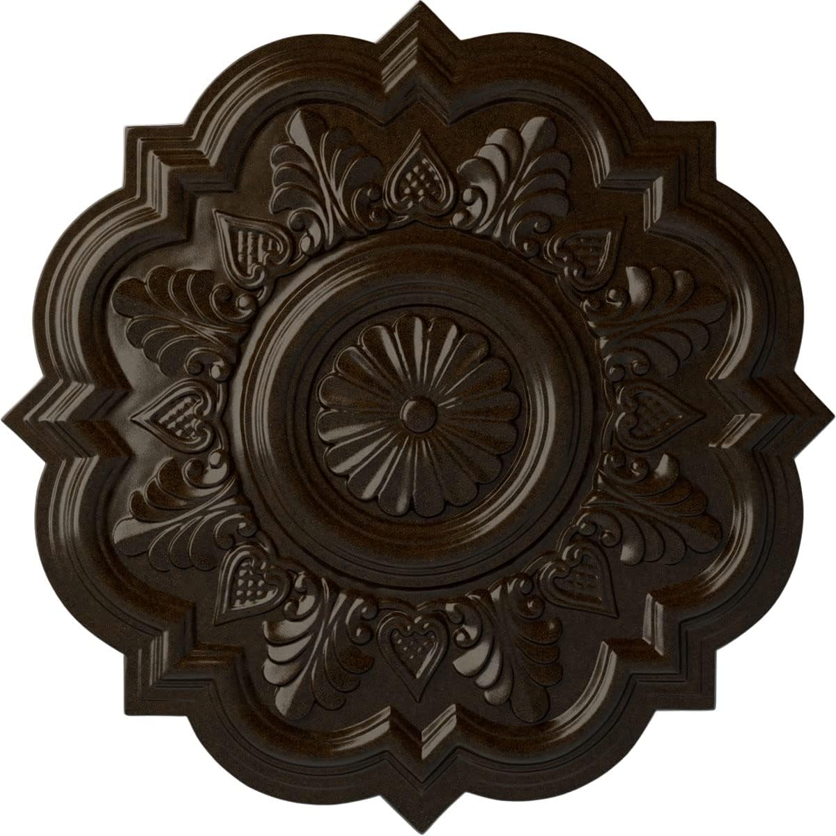 Ekena Millwork CM20DRBZS Deria Ceiling Medallion, 20 1/4 OD x 1 1/2 P, Bronze