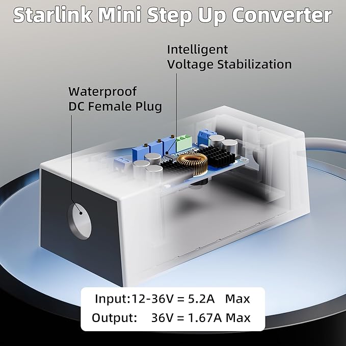 Starlink Mini 12V Car Adapter - Image 2