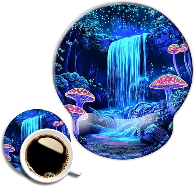 Ergonomic Mouse Pad with Wrist Support, Mouse Pad with Wrist Rest, Relieve by Dooke