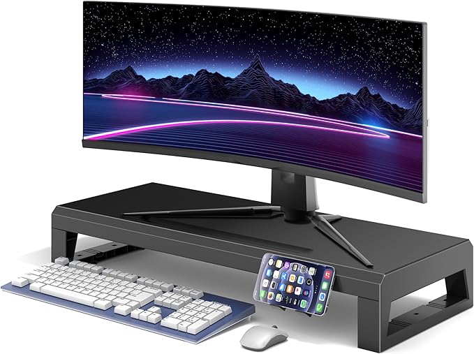 Computer monitor stand Laptop Desk Shelf & Monitor Riser ，21.6 inches long desk by Unknown