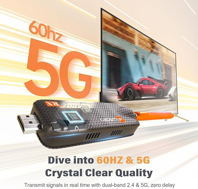 WELUSOPU Wireless HDMI Transmitter and 4 Receivers, Support Up to 6 Receivers - Image 4