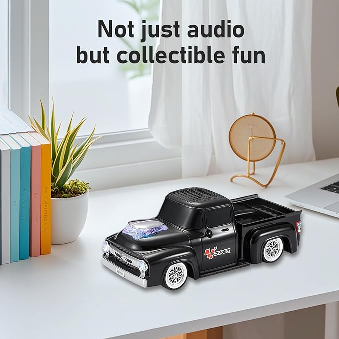 WSTER WS-538 Retro Pickup Truck Bluetooth Replica Speaker – Portable Wireless - Image 6