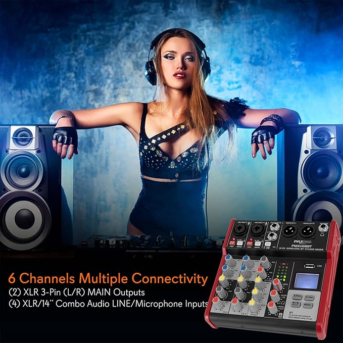 Pyle Professional Wireless DJ Audio Mixer - Image 8