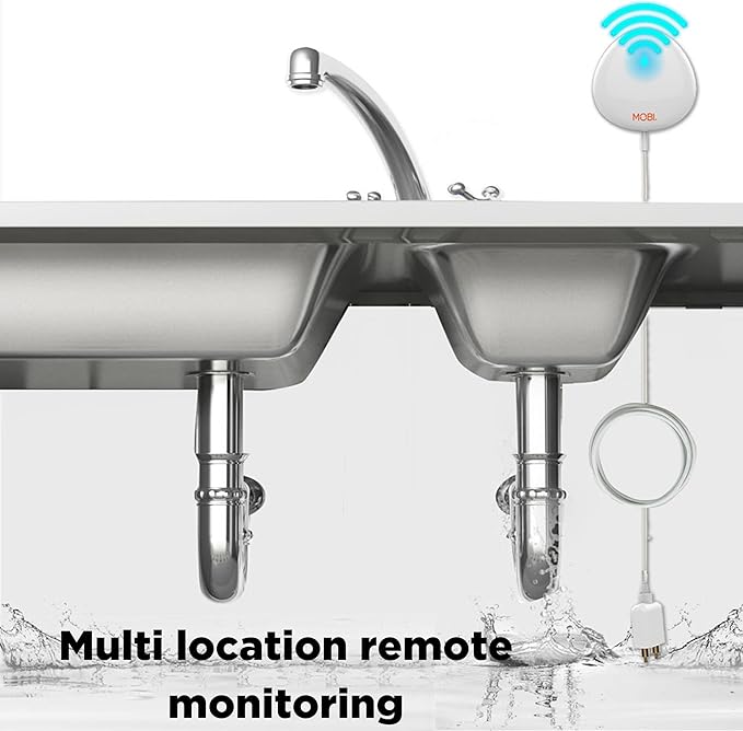 MOBI Connect WiFi Leak Alert Sensor, 24/7 Protection and Smart App Integration - Image 3