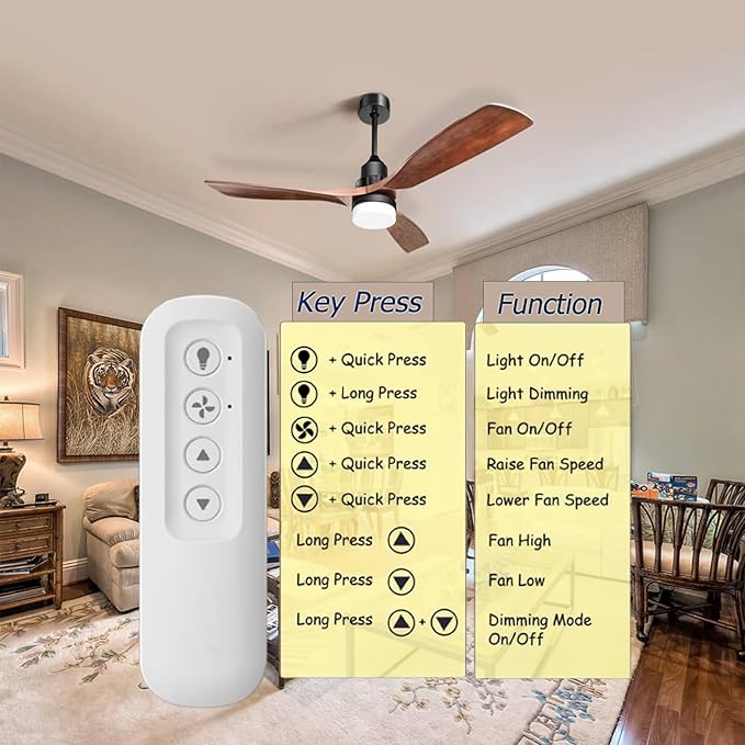 Replacement Remote 99770 99392 99118 99122 99123 99119 Ceiling Fan Remote - Image 4